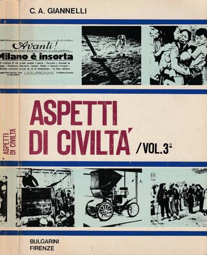 Aspetti di civiltà vol III - A. Giannelli - copertina
