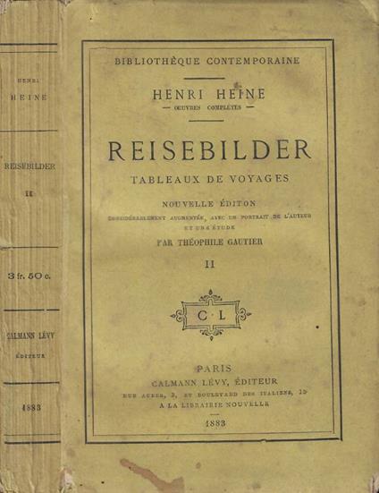 Reisebilder II - Heinrich Heine - copertina
