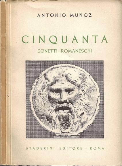 Cinquanta Sonetti Romaneschi - Antonio Muñoz - copertina