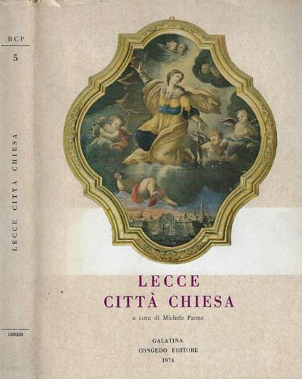 Lecce città chiesa - Michele Paone - copertina