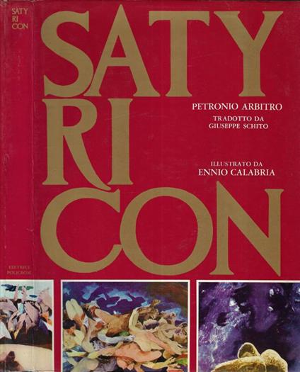Satyricon - Arbitro Petronio - copertina
