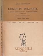 L' oggetto dell'arte libro III