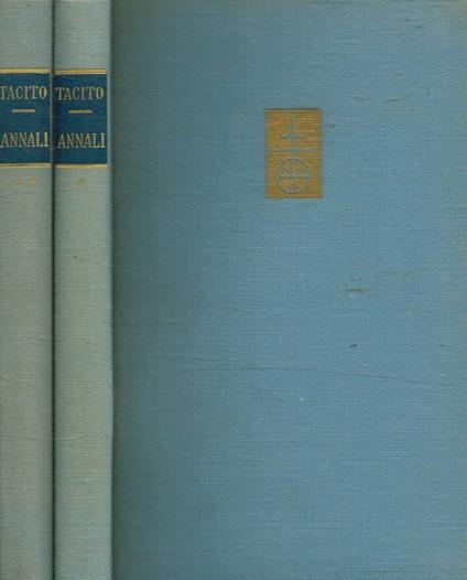 Annali 2voll - P. Cornelio Tacito - copertina