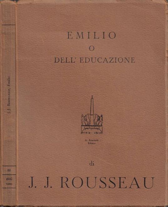 Emilio o Dell'Educazione - Jean-Jacques Waltz - copertina