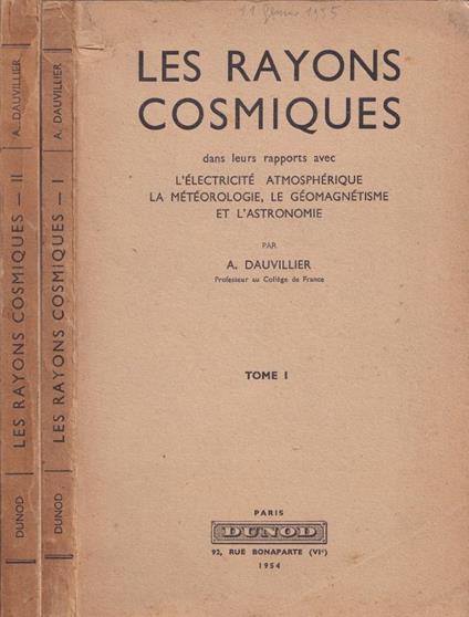 Les rayons cosmiques - copertina