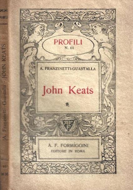 John Keats - copertina