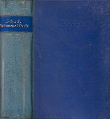 Gesammelte Werke Vol. I-II - copertina