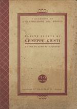 Pagine scelte di Giuseppe Giusti
