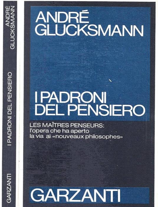 I padroni del pensiero - copertina