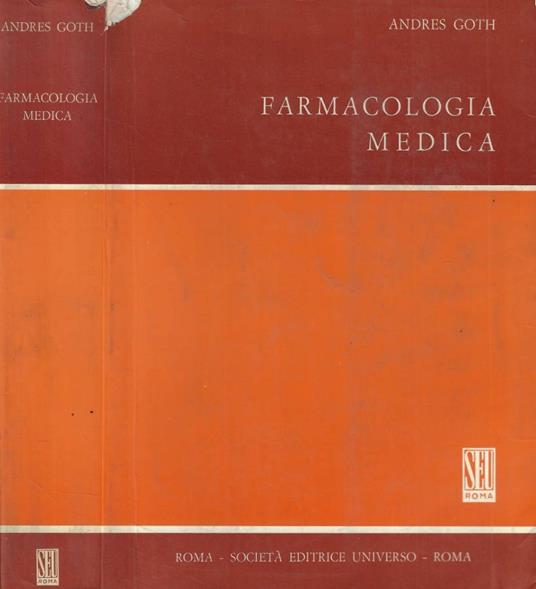 Farmacologia medica - copertina