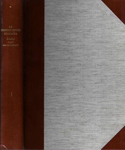 La Costituzione Italiana - copertina