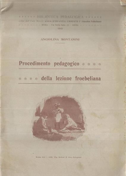 Procedimento pedagogico della lezione froebeliana - copertina