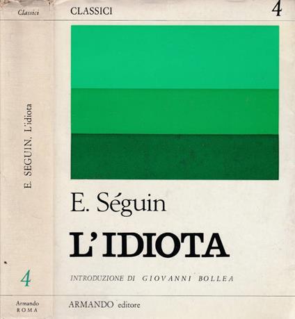 Cura morale, igiene ed educazione degli idioti - copertina