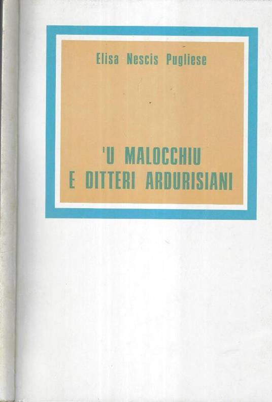 U malocchiu e ditteri ardurisiani ( Autografo ) - copertina