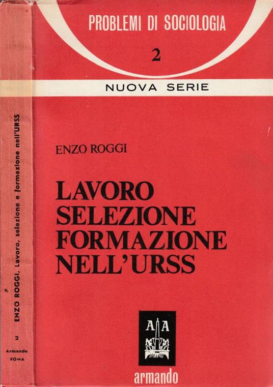Lavoro selezione formazione nell'Urss - copertina