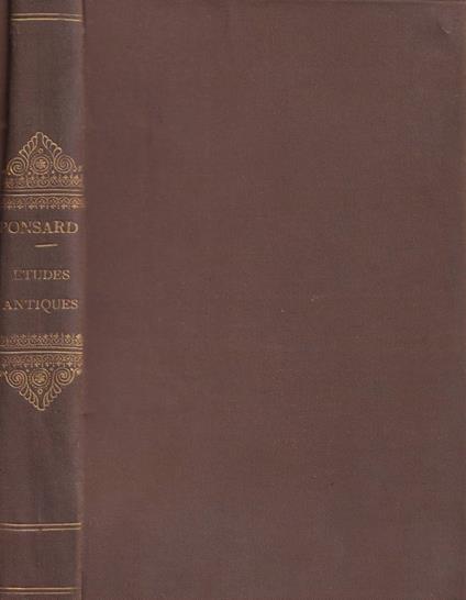 Etudes antiques - copertina