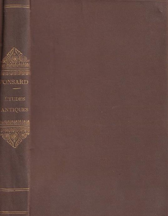 Etudes antiques - copertina