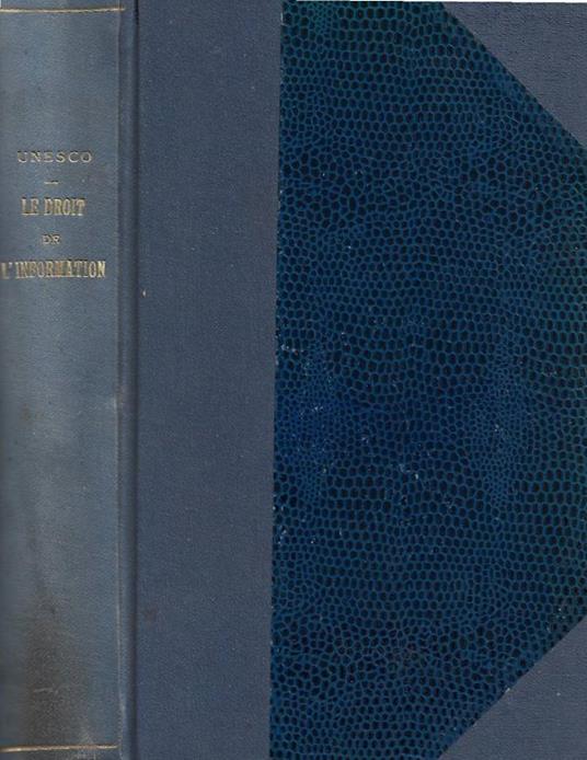 Le droit de l'information - copertina