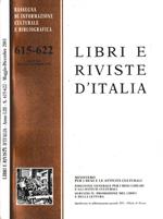 Libri e riviste d'Italia anno LIII, n 615-622, maggio-dicembre 2001