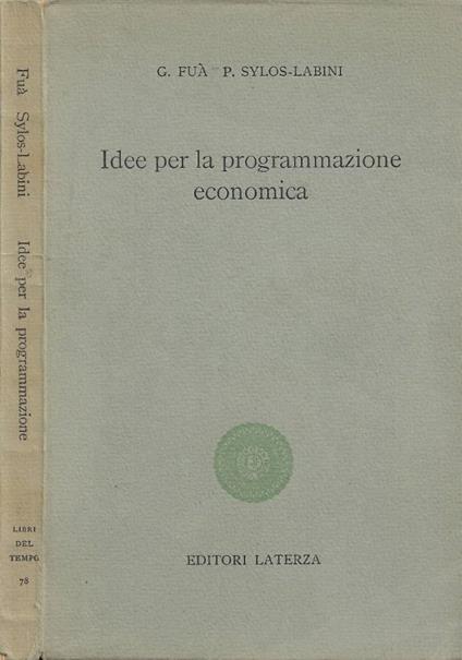 Idee per la programmazione economica - copertina