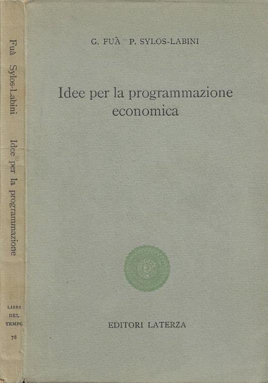 Idee per la programmazione economica - copertina