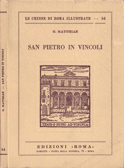 S. Pietro in vincoli - copertina