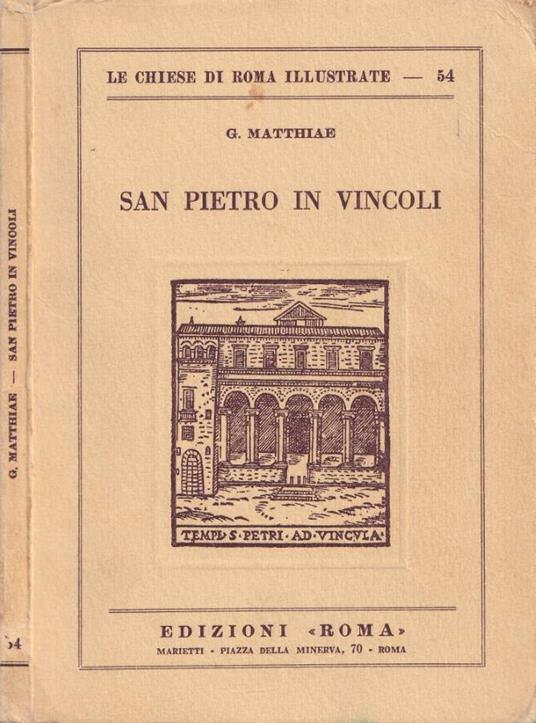 S. Pietro in vincoli - copertina
