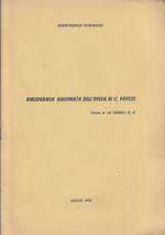 Bibliografia ragionata dell'opera di C. Pavese