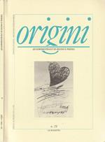 Origini anno X, n 28, maggio 1996