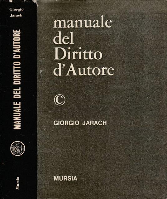 Manuale del diritto d'autore - copertina