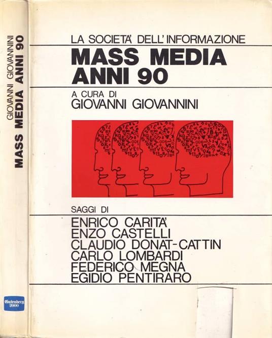 Mass media anni '90 - copertina