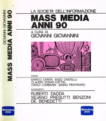 Mass media anni 90 (Autografo) - copertina
