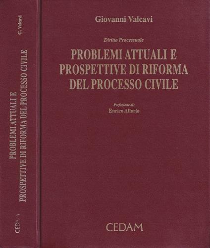 Problemi attuali e prospettive di riforma del processo civile - copertina