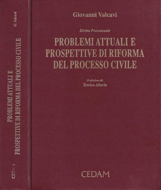 Problemi attuali e prospettive di riforma del processo civile - copertina
