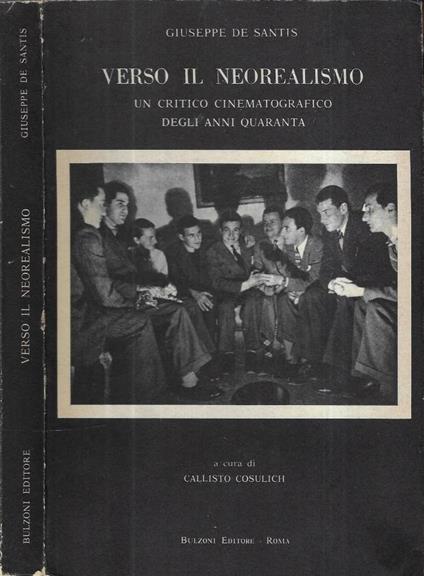 Verso il neorealismo - copertina