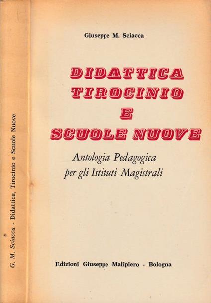 Didattica tirocinio e scuole nuove - copertina