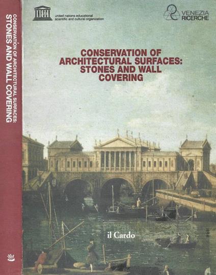 Conservation of Architectural Surface: Stones and Wall Covering - copertina