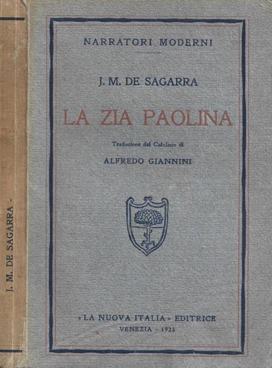 La zia Paolina - copertina