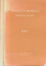 Analecta romana instituti Danici vol XXV