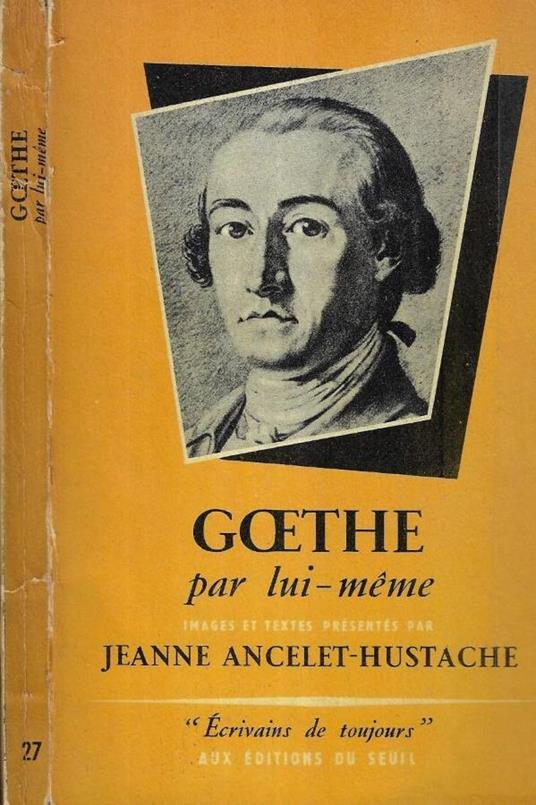 Goethe par lui meme - copertina