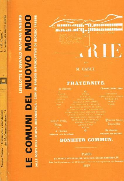 Le comuni del nuovo mondo (Alle fonti dell'utopia urbanistica) - copertina