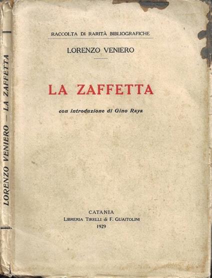 La Zaffetta - copertina