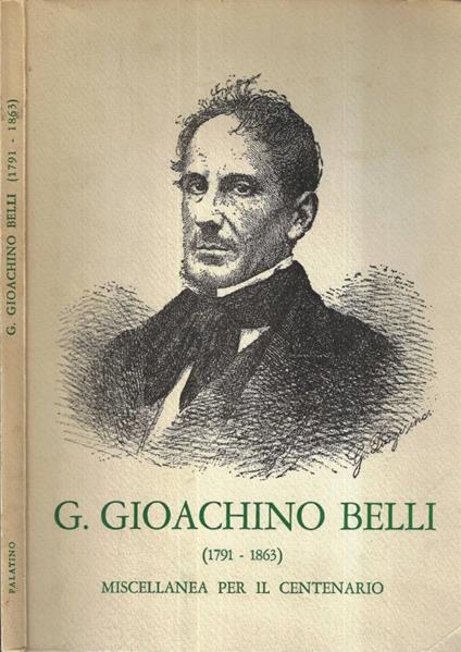 G. Gioachino Belli ( 1791 - 1863 ) - copertina