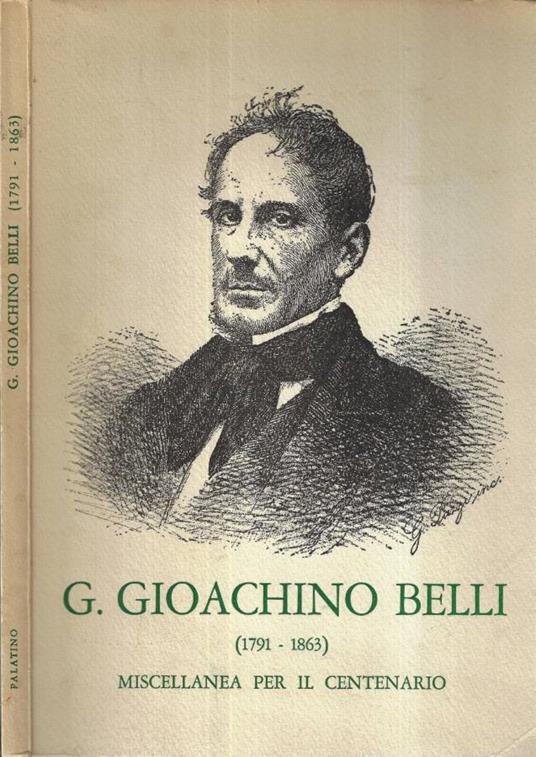 G. Gioachino Belli ( 1791 - 1863 ) - copertina