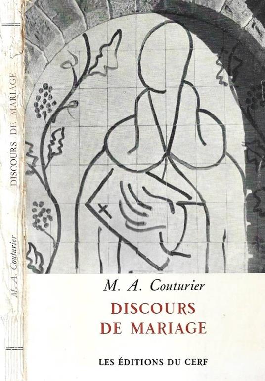 Discours de mariage - copertina