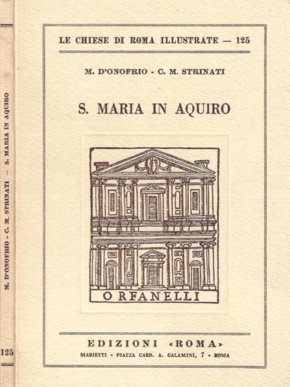 S. Maria in Aquiro (Piazza Capranica) - copertina