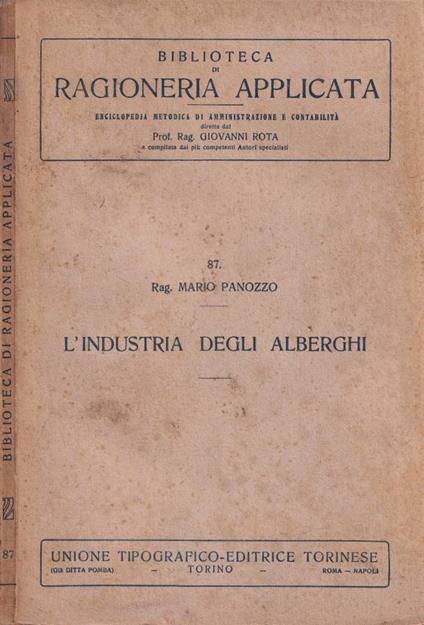 L' industria degli alberghi - copertina