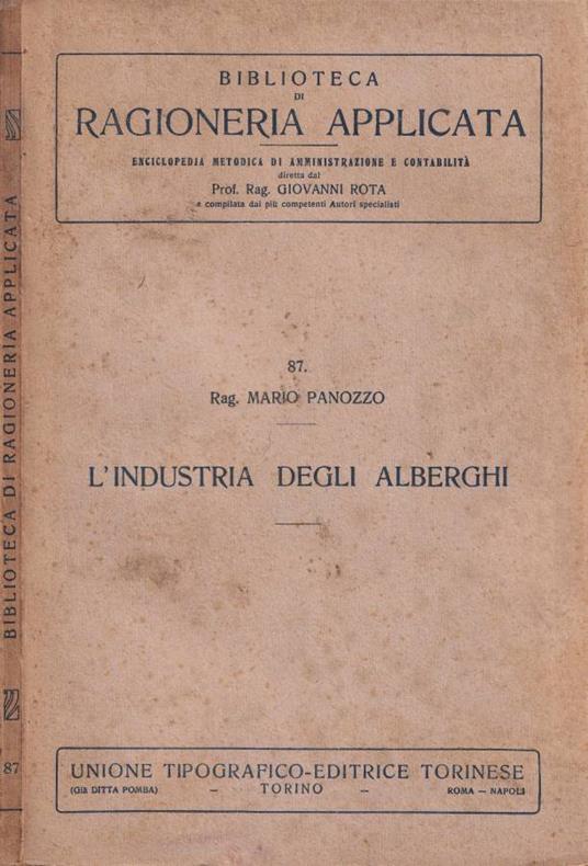 L' industria degli alberghi - copertina