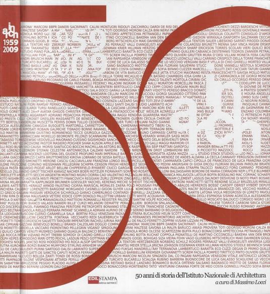 1959-2009 50 anni di storia dell'Istituto Nazionale di Architettura - copertina