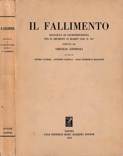 Il fallimento - copertina
